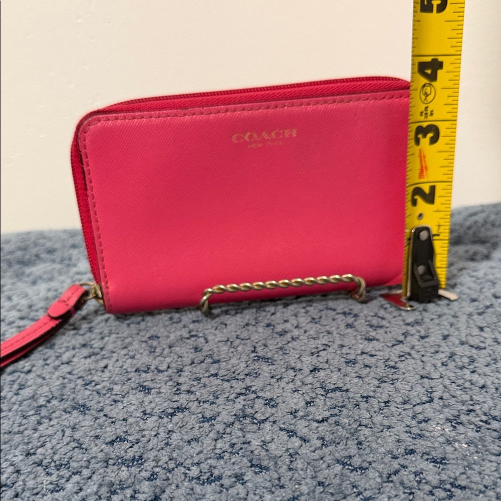 Coach Vibrant Pink Women's Wallet - Picture 7 of 8